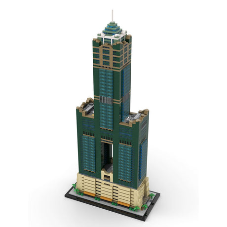 MOC - 228175 85 Sky Tower 1:800 Scale Building Blocks - LesDiy - Building Blocks