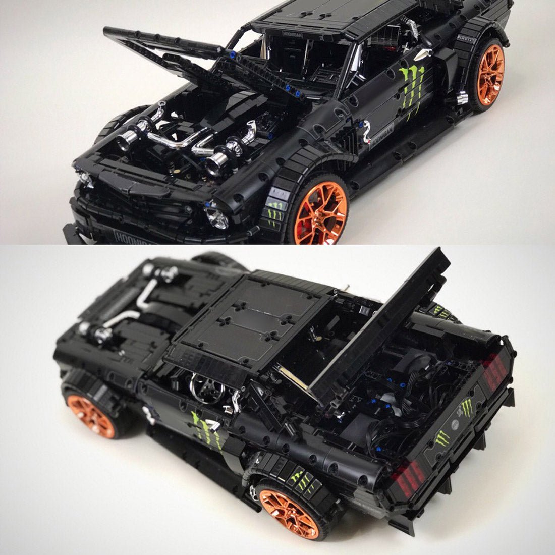 MOC - 22970 Ford Mustang Hoonicorn V2 - Dynamic - LesDiy -