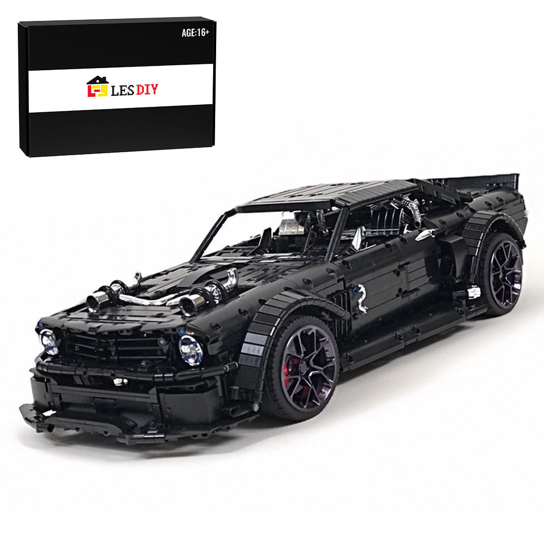 MOC - 22970 Ford Mustang Hoonicorn V2 - Dynamic - LesDiy -