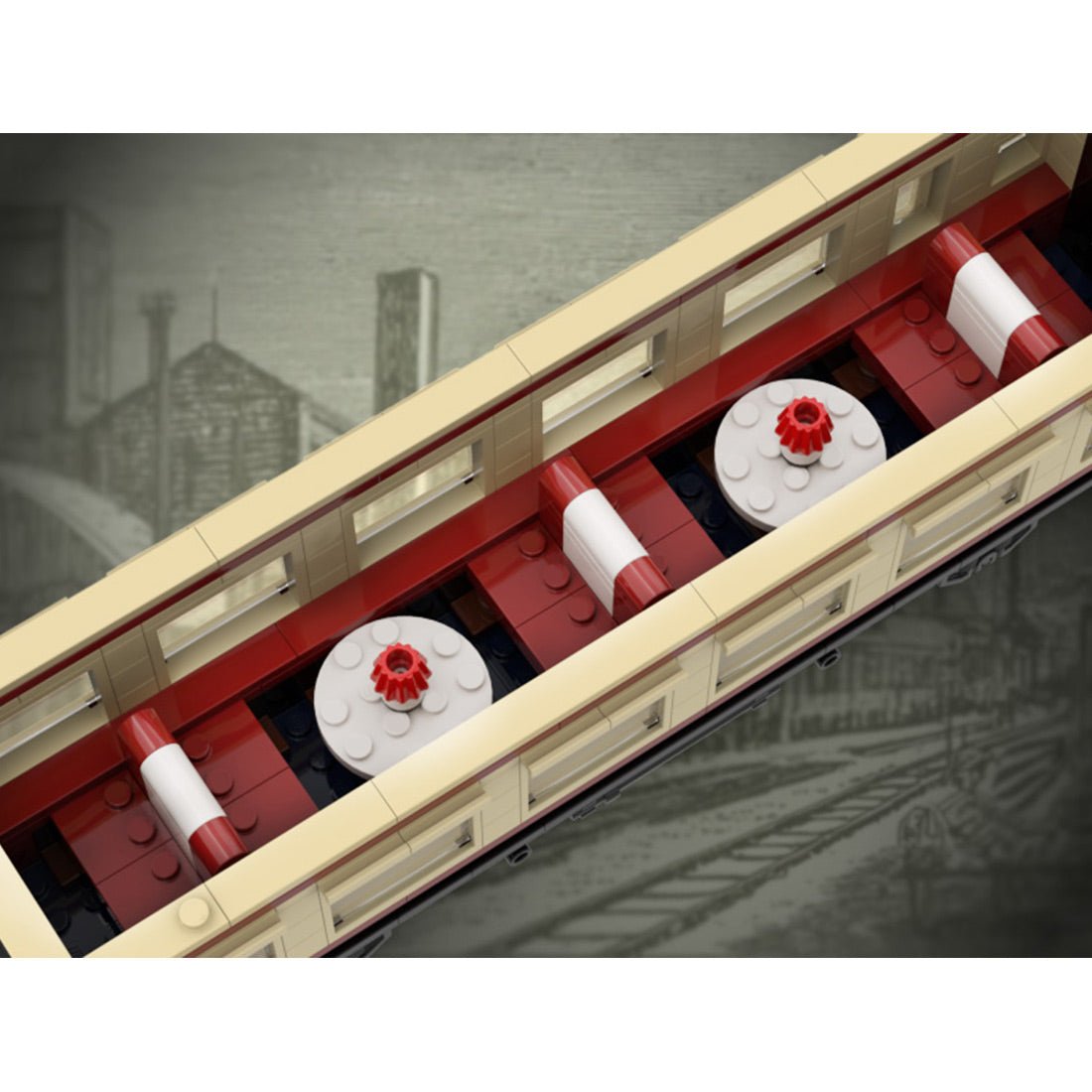 MOC - 229762 GWR 5700 Class Diorama Building Blocks - LesDiy -