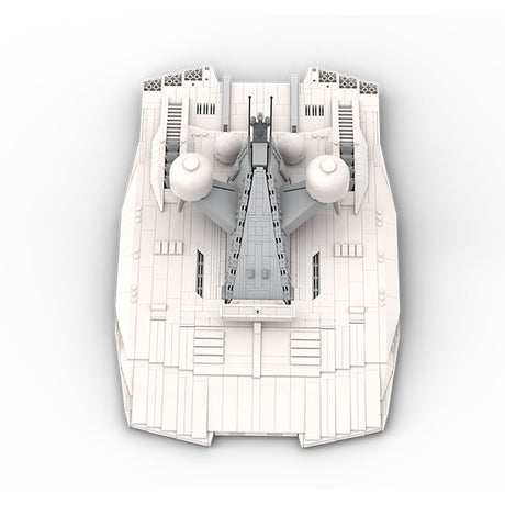 MOC - 230069 1/38 Scale Ultra MEGA Yacht - Part 11 Module 18 Hardtop Building Blocks - LesDiy - Building Blocks