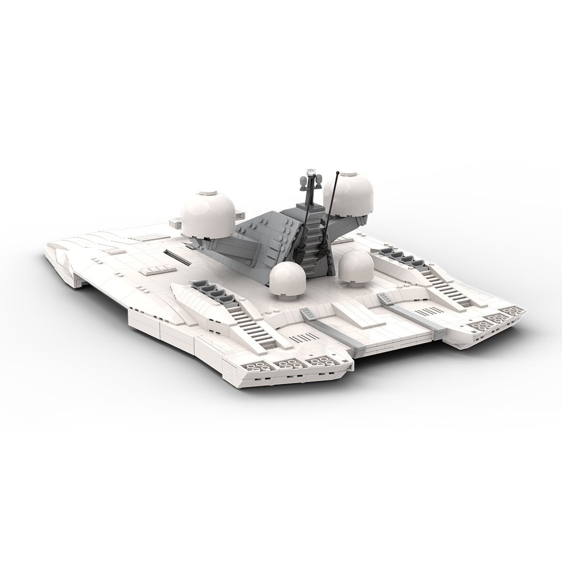 MOC - 230069 1/38 Scale Ultra MEGA Yacht - Part 11 Module 18 Hardtop Building Blocks - LesDiy - Building Blocks