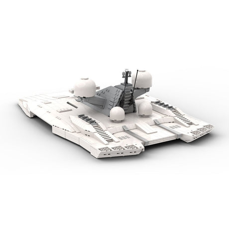 MOC - 230069 1/38 Scale Ultra MEGA Yacht - Part 11 Module 18 Hardtop Building Blocks - LesDiy - Building Blocks