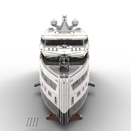 MOC - 230069 Ultra MEGA Yacht - 48,000 Parts - Mini - Fig Scale Building Blocks - LesDiy - Building Blocks