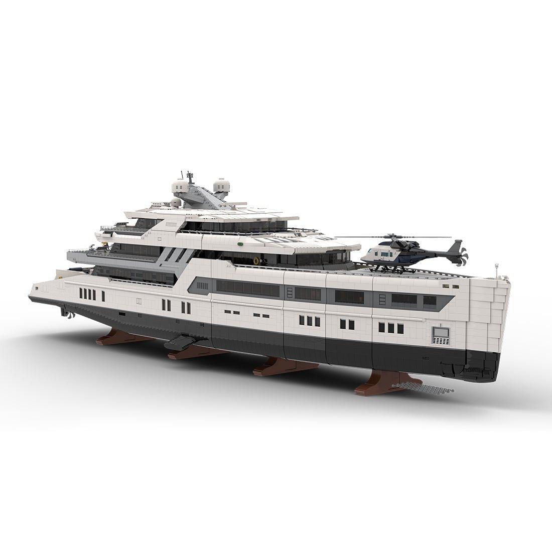 MOC - 230069 Ultra MEGA Yacht - 48,000 Parts - Mini - Fig Scale Building Blocks - LesDiy - Building Blocks