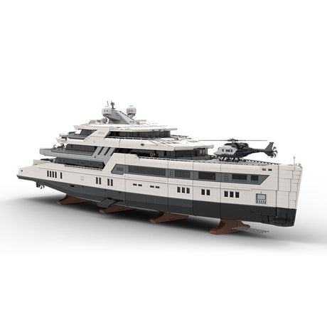 MOC - 230069 Ultra MEGA Yacht - 48,000 Parts - Mini - Fig Scale Building Blocks - LesDiy - Building Blocks