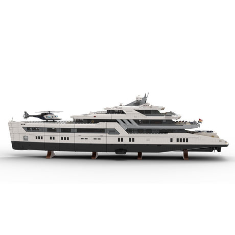 MOC - 230069 Ultra MEGA Yacht - 48,000 Parts - Mini - Fig Scale Building Blocks - LesDiy - Building Blocks