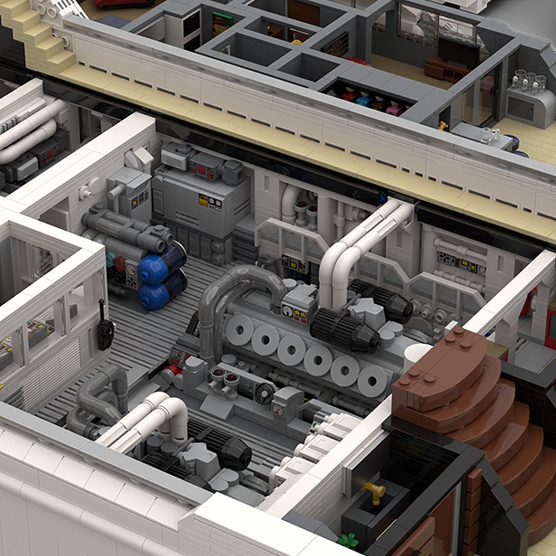 MOC - 230069 Ultra MEGA Yacht - 48,000 Parts - Mini - Fig Scale Building Blocks - LesDiy - Building Blocks