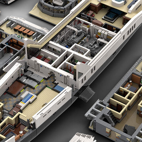 MOC - 230069 Ultra MEGA Yacht - 48,000 Parts - Mini - Fig Scale Building Blocks - LesDiy - Building Blocks