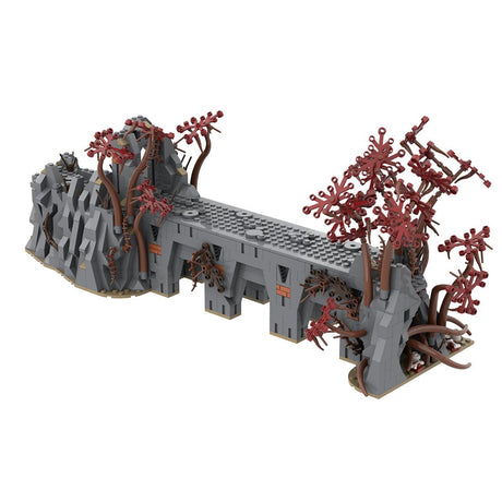 MOC - 230141 Part 1 Medieval Dark Magic Mountain Building Blocks - LesDiy - Building Blocks