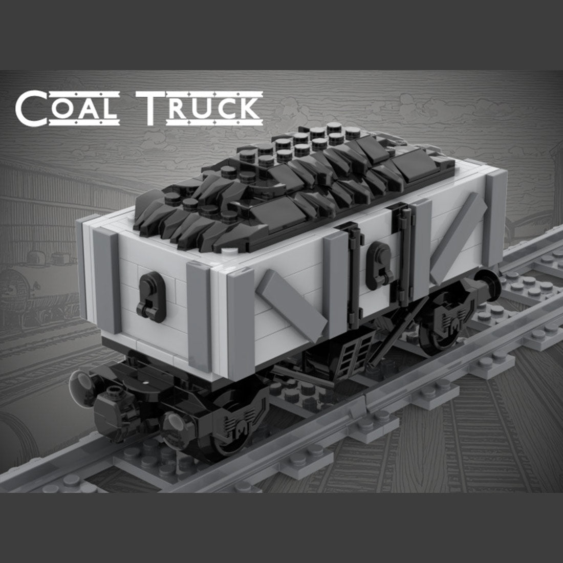 MOC - 230845 Railway Freight Yard Building Blocks - LesDiy -