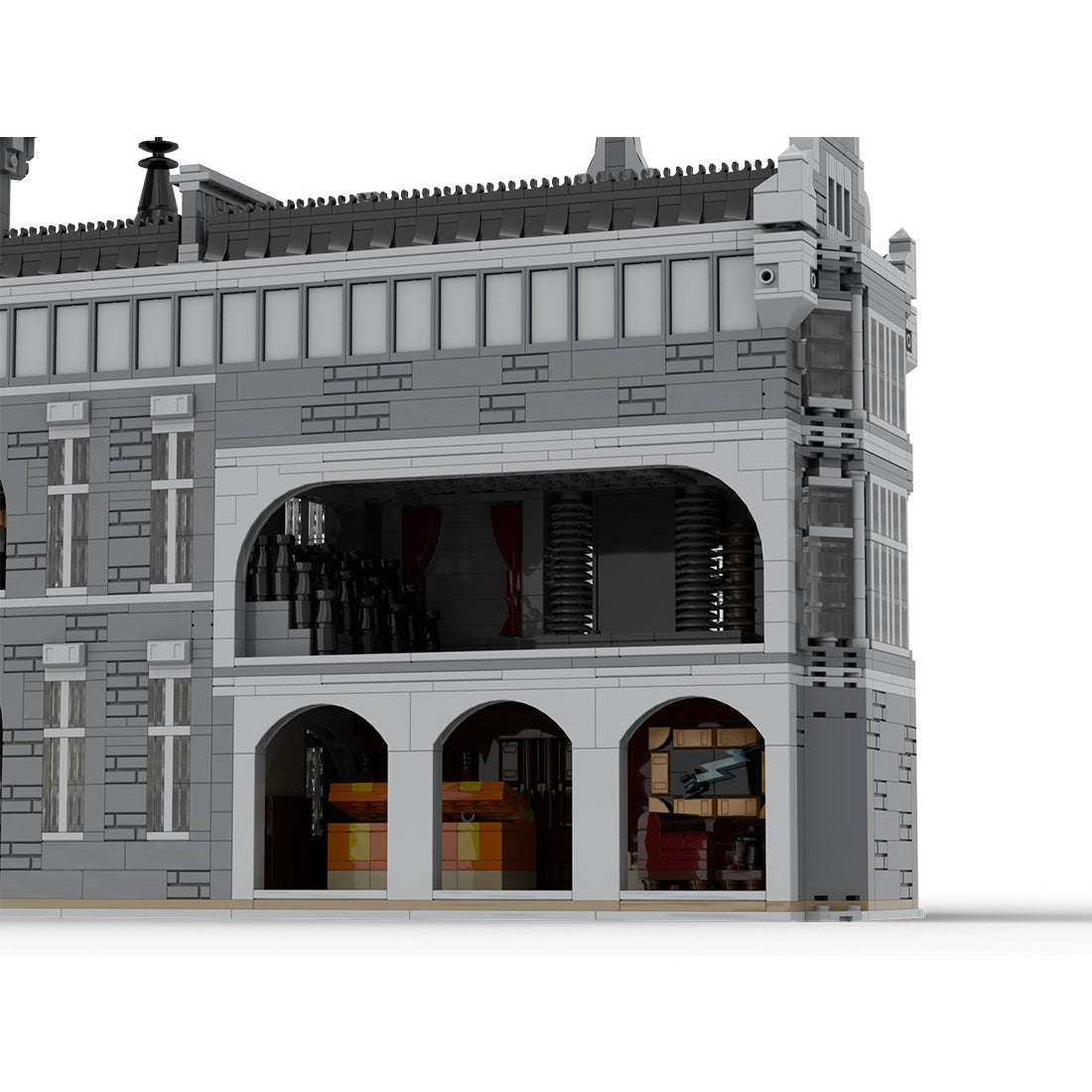 MOC - 231489 Gothic Castle Building Blocks - LesDiy - Building Blocks -
