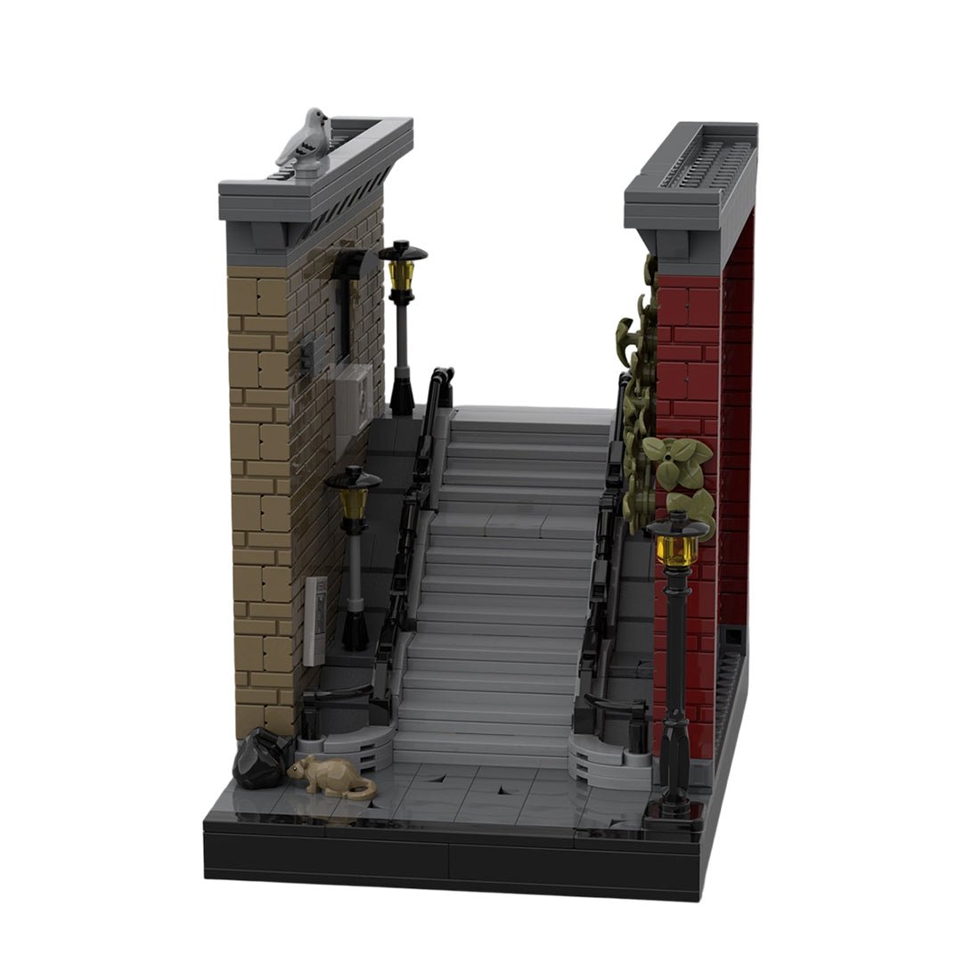 MOC-231535 Joker Stairs Book Nook Building Blocks-LesDiy-MOC-