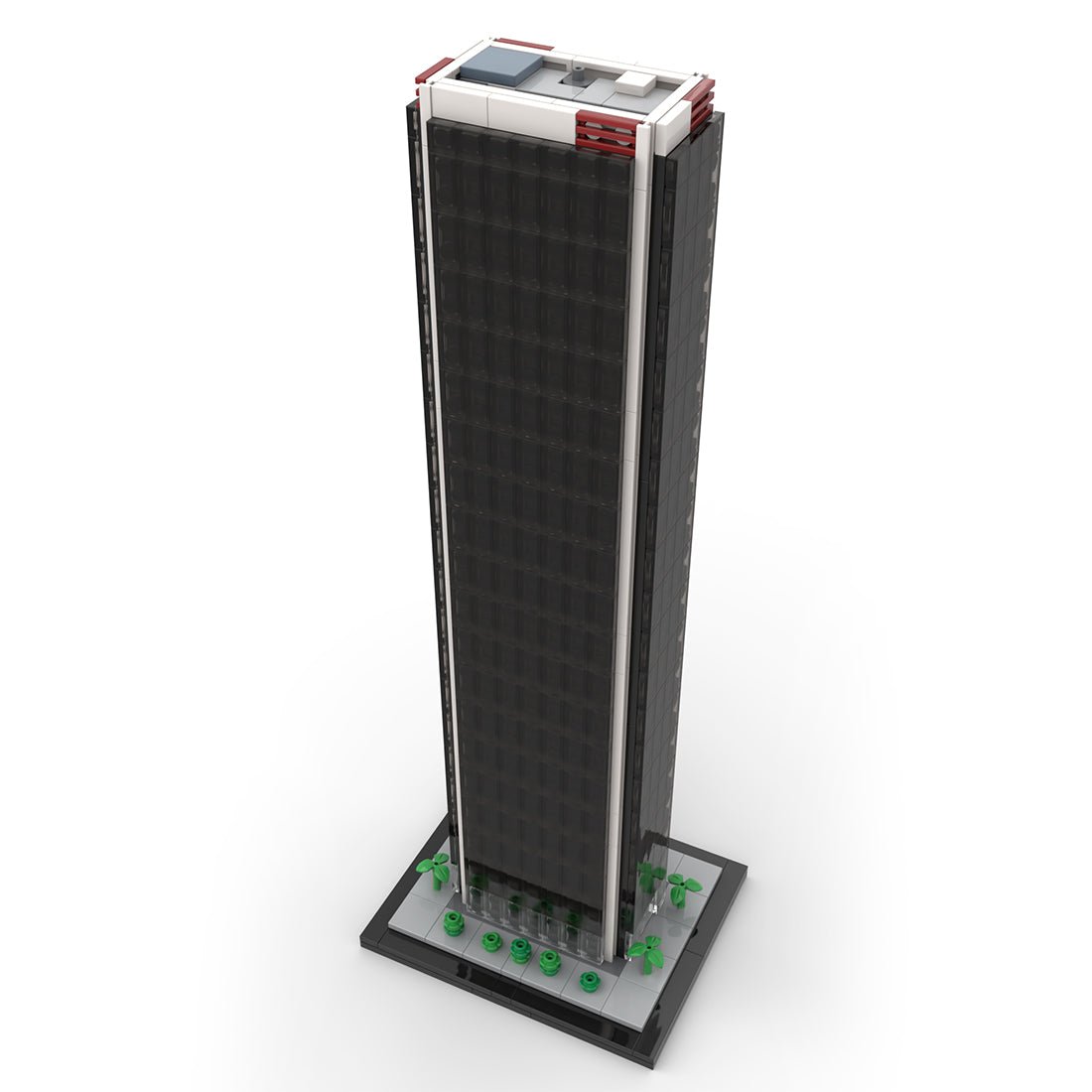 MOC - 231911 Aon Center Los Angeles - 1/800 Scale Building Blocks - LesDiy - Building Blocks -