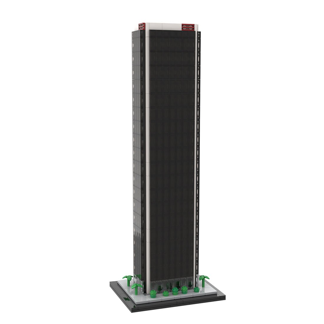 MOC - 231911 Aon Center Los Angeles - 1/800 Scale Building Blocks - LesDiy - Building Blocks -