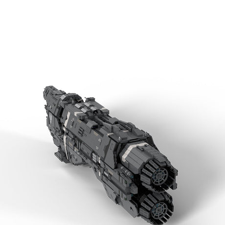 MOC - 231999 Heavy Cruiser Battleship Building Blocks - LesDiy - building blocks