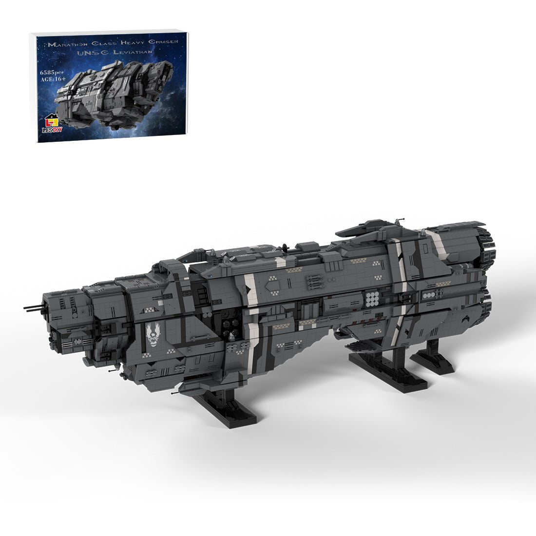 MOC - 231999 Heavy Cruiser Battleship Building Blocks - LesDiy - building blocks