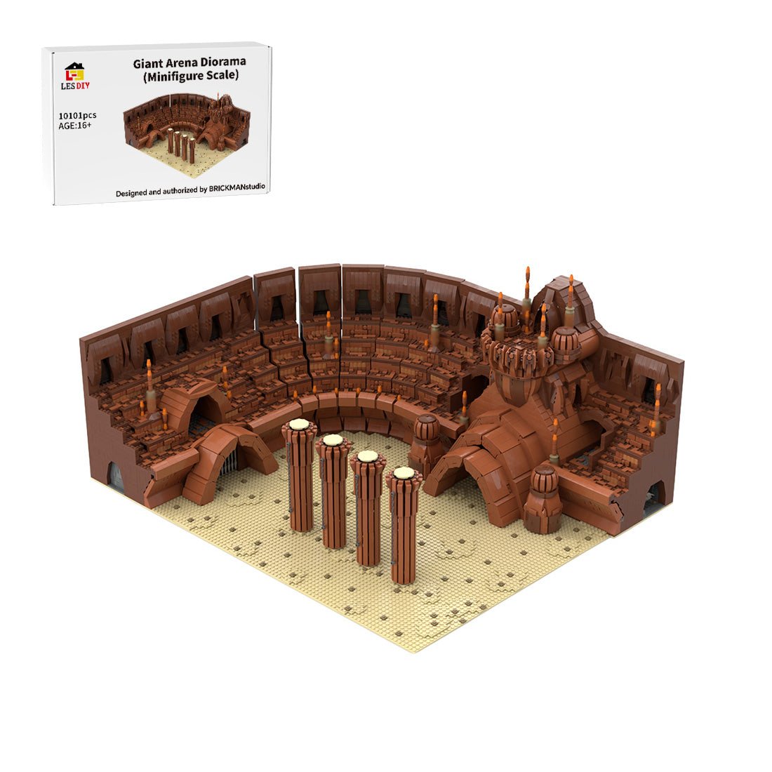 MOC-232477 Geonosian Arena Building Blocks-LesDiy-MOC-