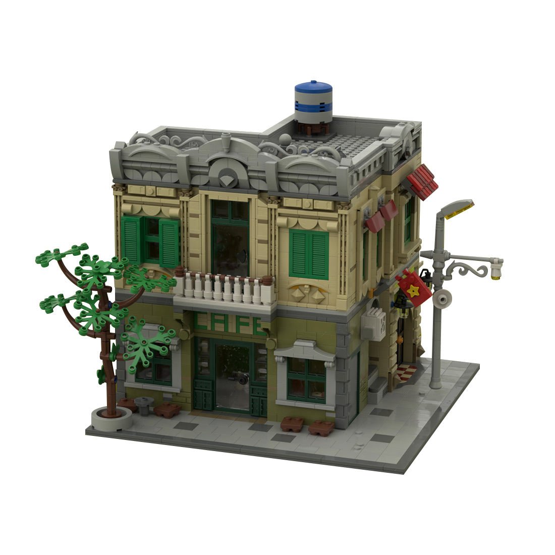 MOC - 233257 Ha Noi Old Street Building Blocks - LesDiy -