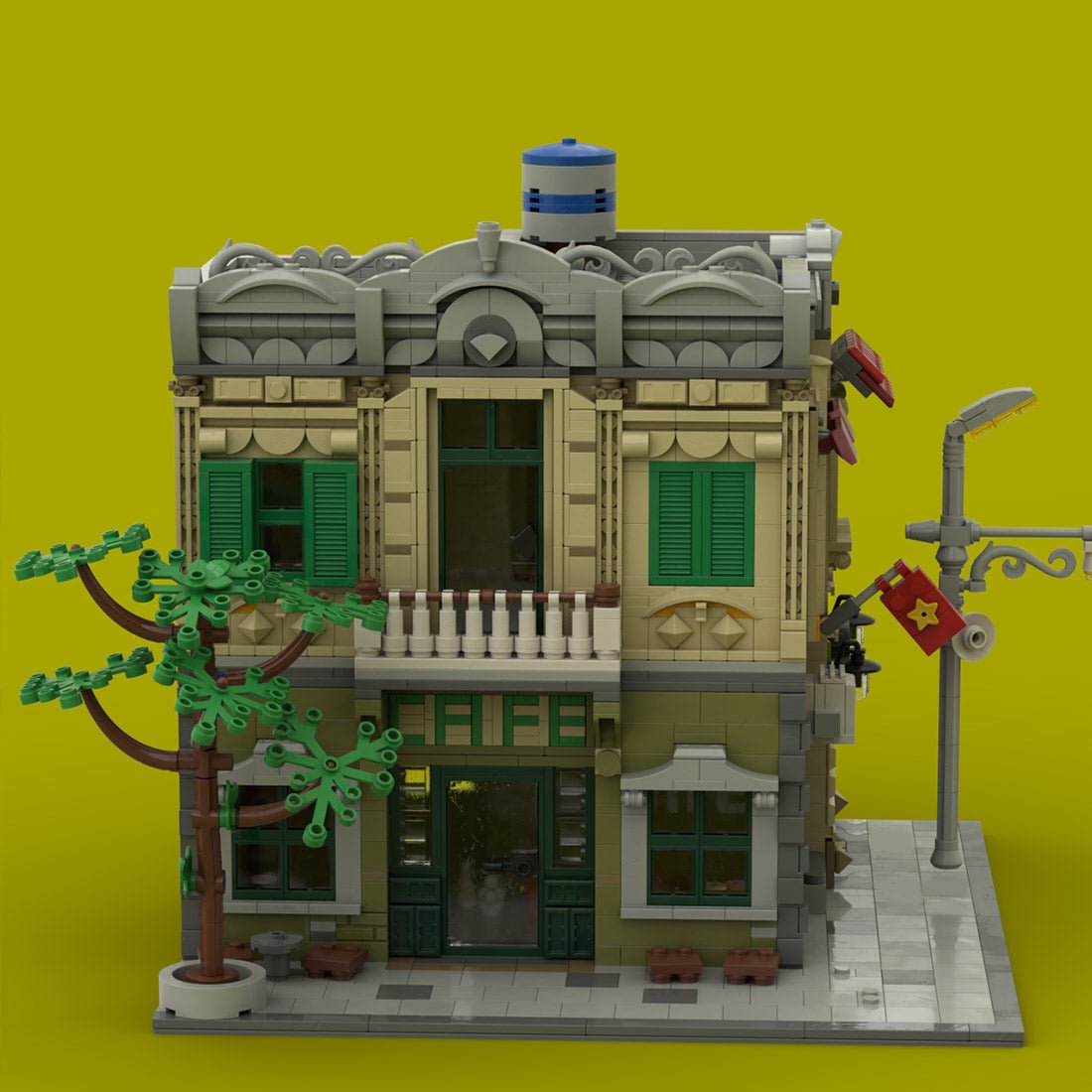 MOC - 233257 Ha Noi Old Street Building Blocks - LesDiy -