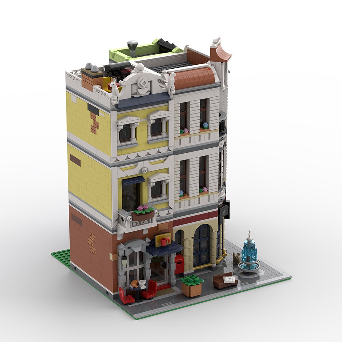 MOC - 234260 Post office on the corner Building Blocks - LesDiy - MOC