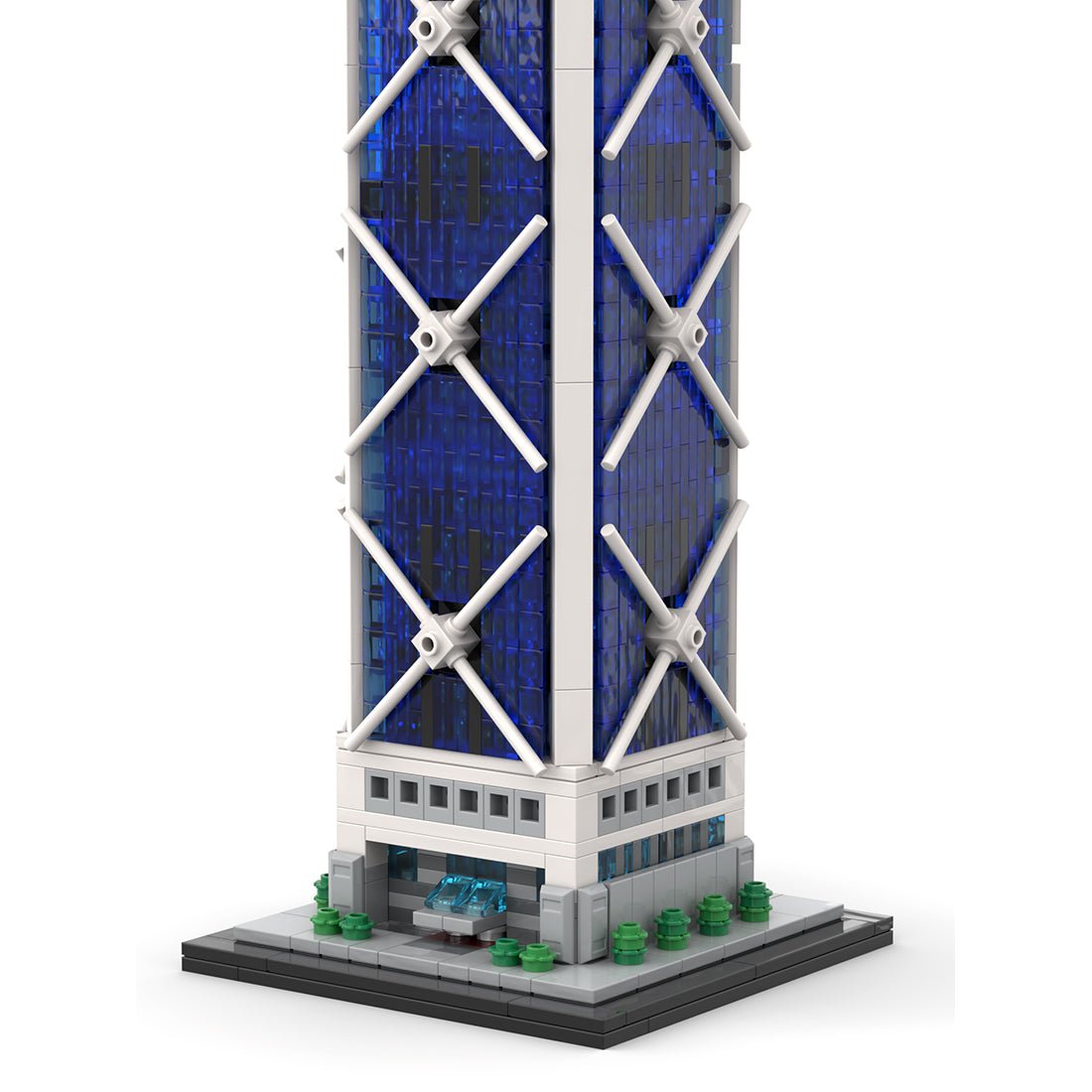 MOC - 234438 Bank of China Tower Hong Kong - 1/800 Scale Building Blocks - LesDiy - Building Blocks -