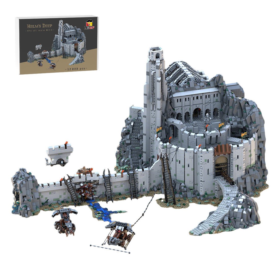 MOC - 234842 Helm's Deep - the ultimate MOD - SUPER SLIM Building Blocks - LesDiy - Building Blocks