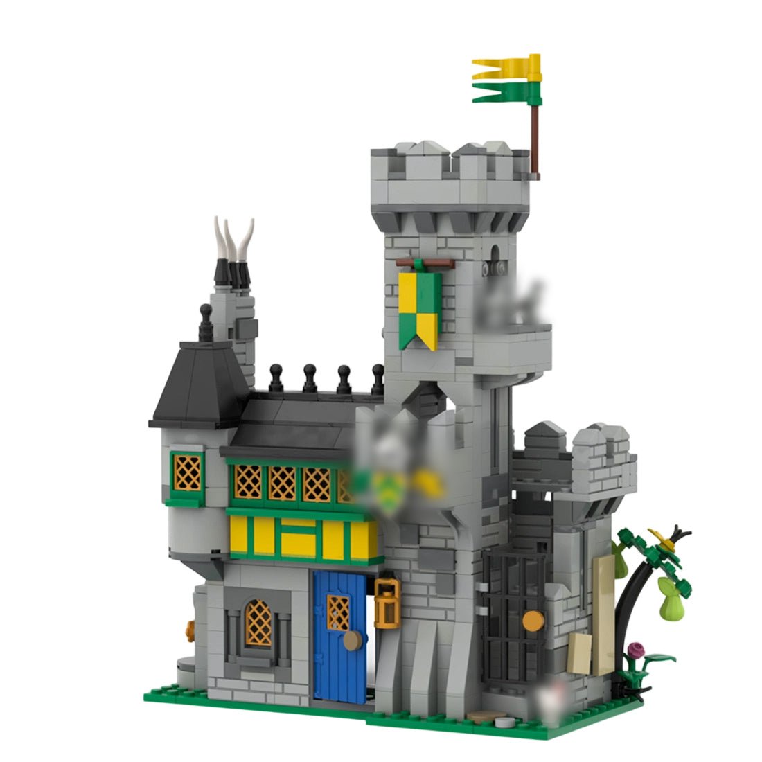 MOC-235273 Chevron's Manor of Many Pigeons Building Blocks-LesDiy-MOC-