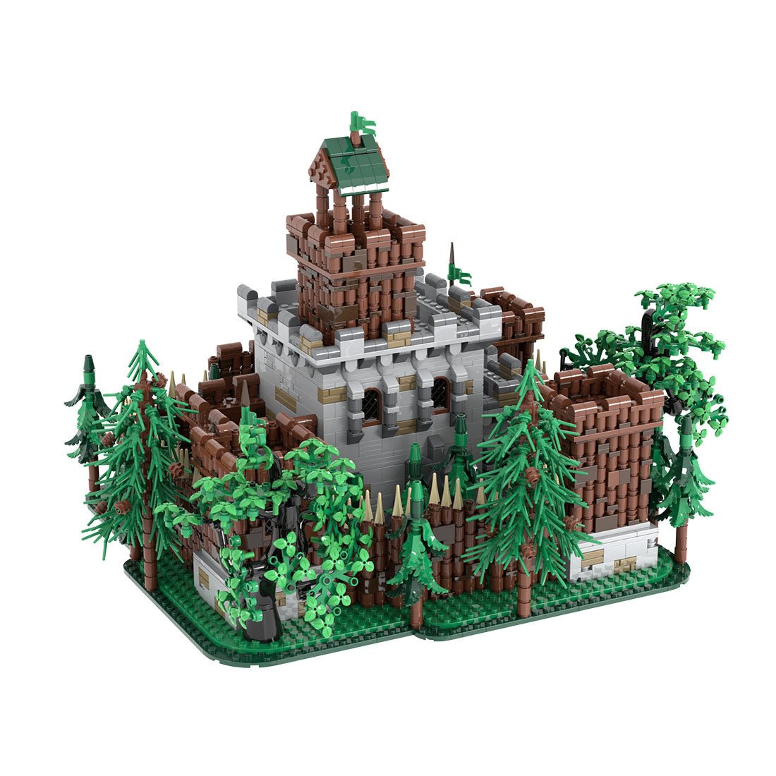 MOC-235461 Forestmen’s castle Building Blocks-LesDiy-Building Blocks-