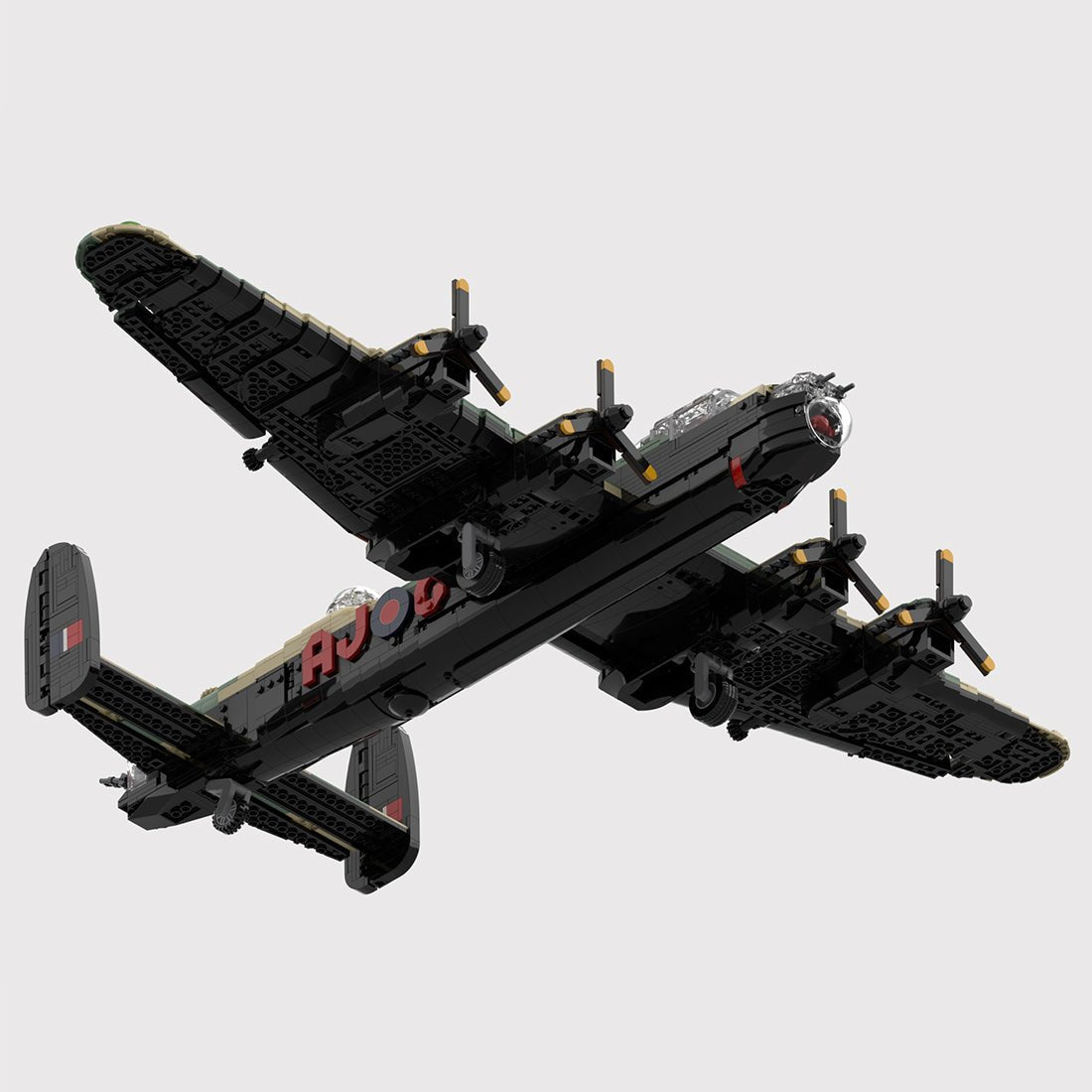 MOC - 235567 Avro Lancaster Building Blocks - LesDiy - Building Blocks