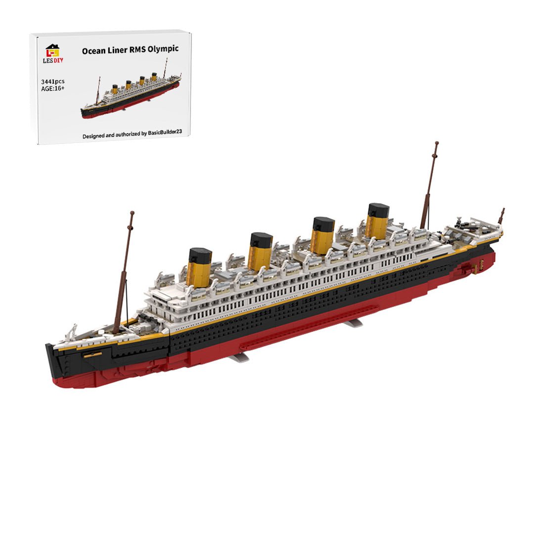 MOC-235582 RMS Olympic Building Blocks-LesDiy-MOC-