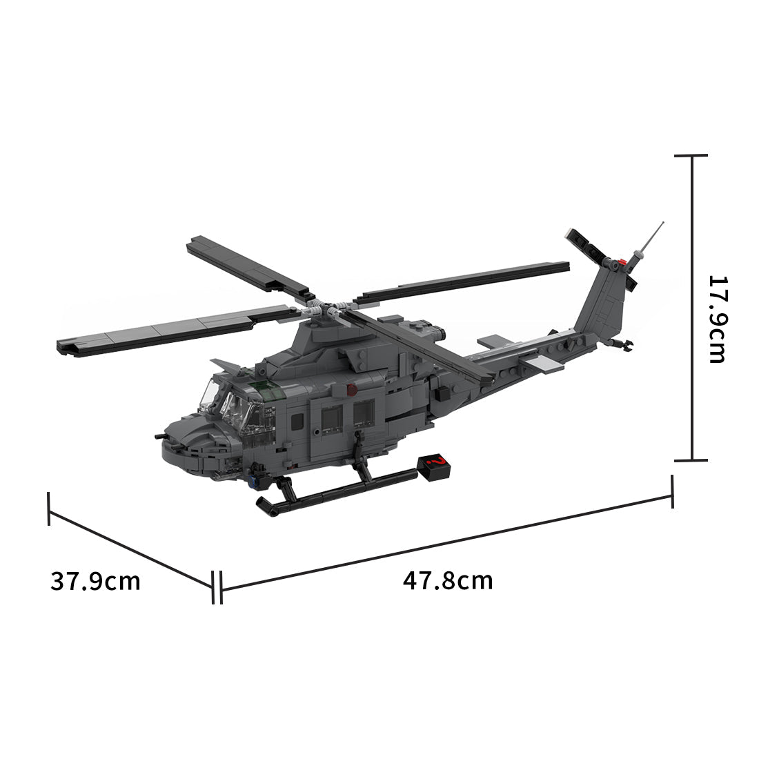 MOC - 236742 Bell 412 | International Multirole Helicopter Building Blocks - LesDiy - Building Blocks