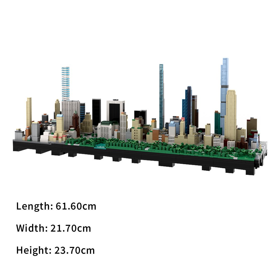 MOC - 237093 Central Park | Billionaire's Row - NYC Building Blocks - LesDiy - Building Blocks -