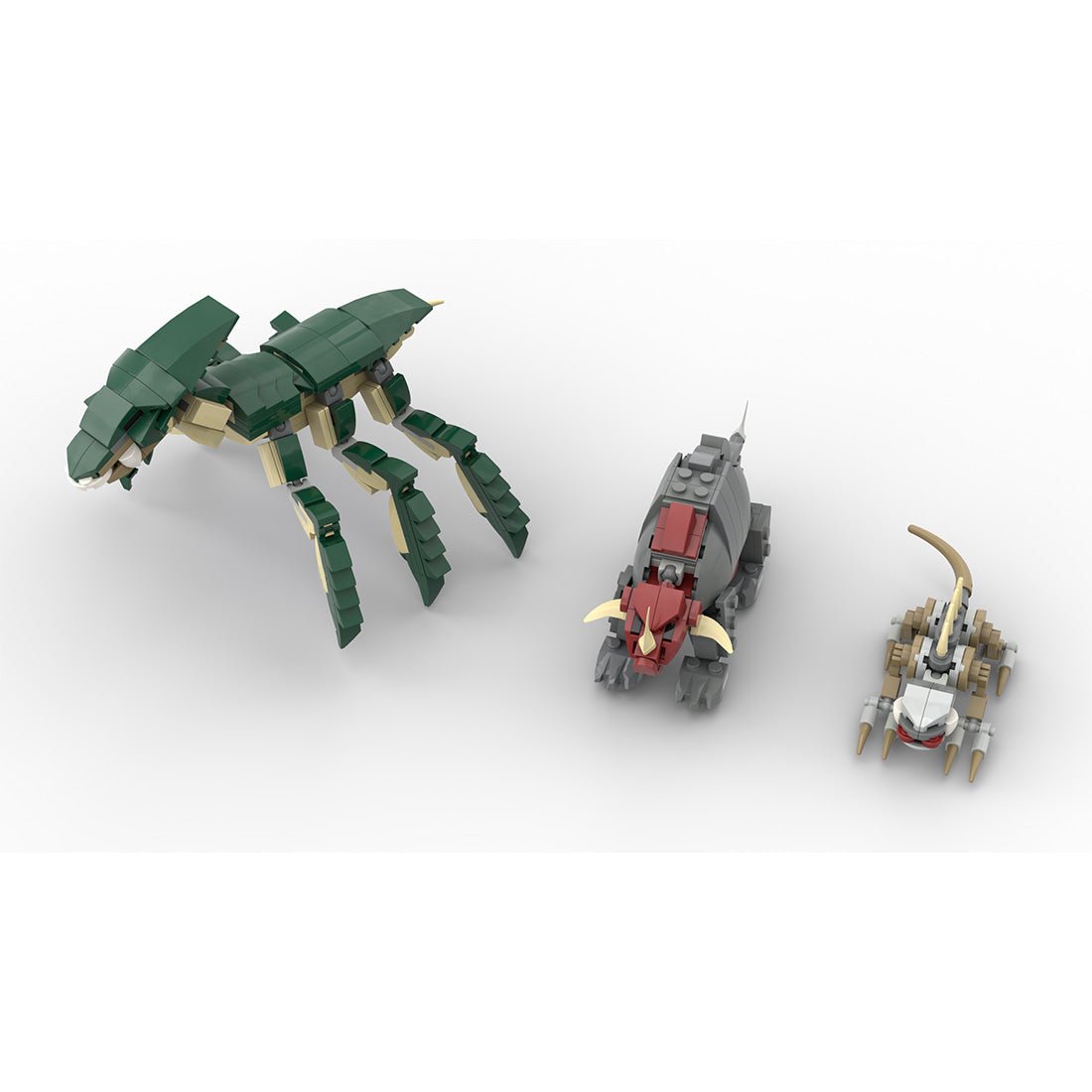 MOC-237920 Geonosis Arena Beasts Building Blocks Set-LesDiy-MOC-