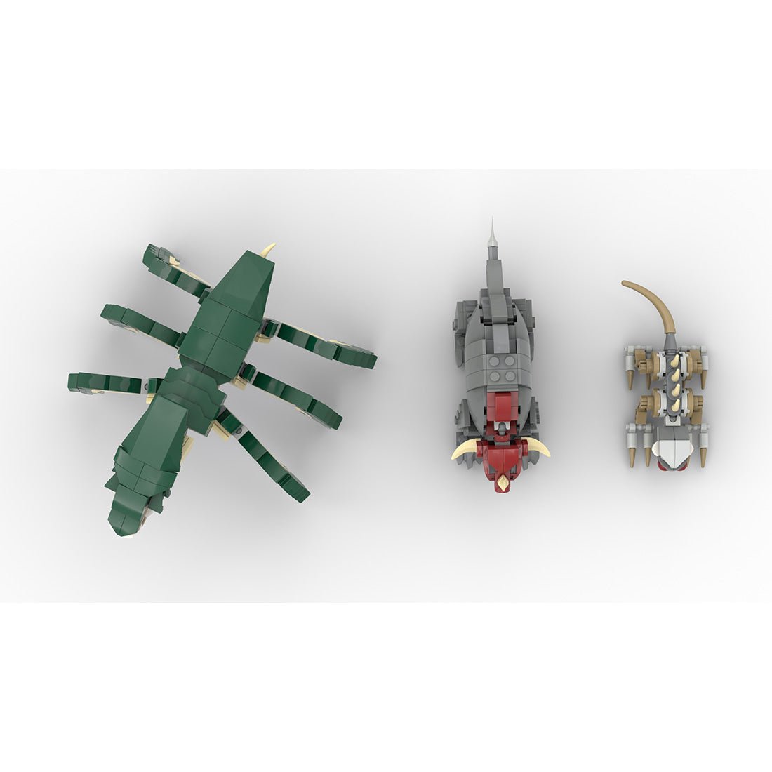 MOC-237920 Geonosis Arena Beasts Building Blocks Set-LesDiy-MOC-