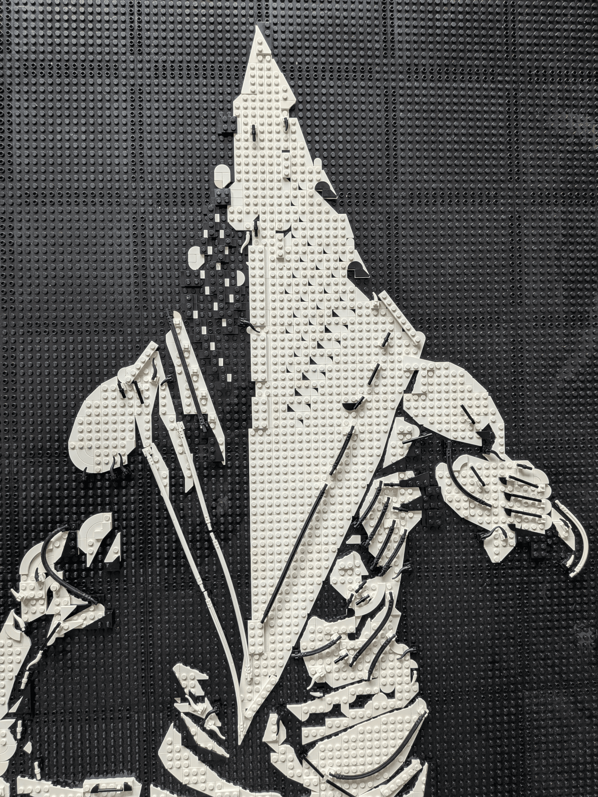 MOC - 238914 Lego art relief of a male horror character Building Blocks - LesDiy -