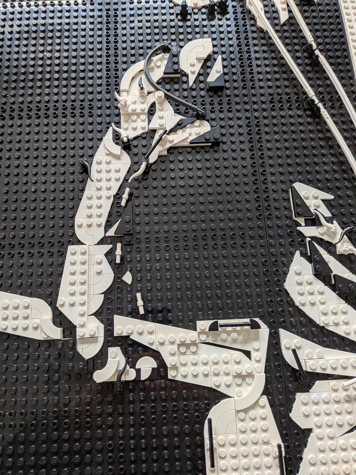 MOC - 238914 Lego art relief of a male horror character Building Blocks - LesDiy -