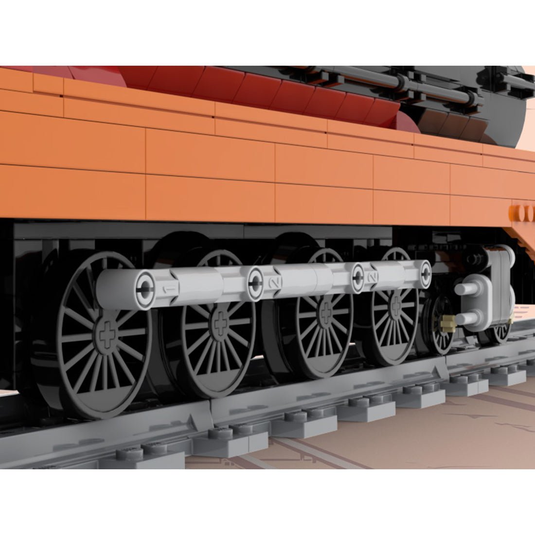 MOC - 239216 Southern Pacific Daylight Building Blocks - LesDiy -