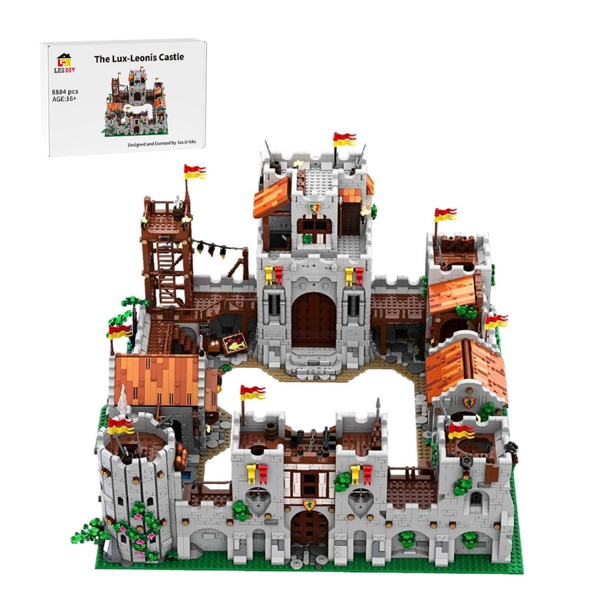 MOC - 240878 Lux Leonis Castle Building Blocks - LesDiy -