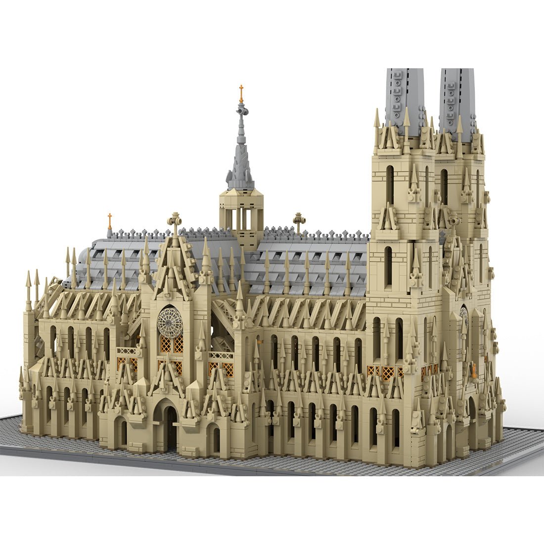 MOC - 241011 Gothic Cathedral Building Blocks - LesDiy - MOC
