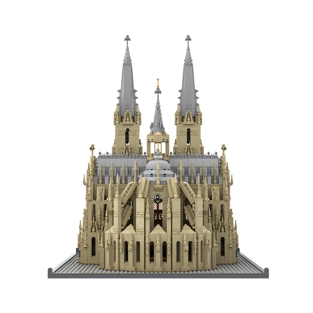 MOC - 241011 Gothic Cathedral Building Blocks - LesDiy - MOC