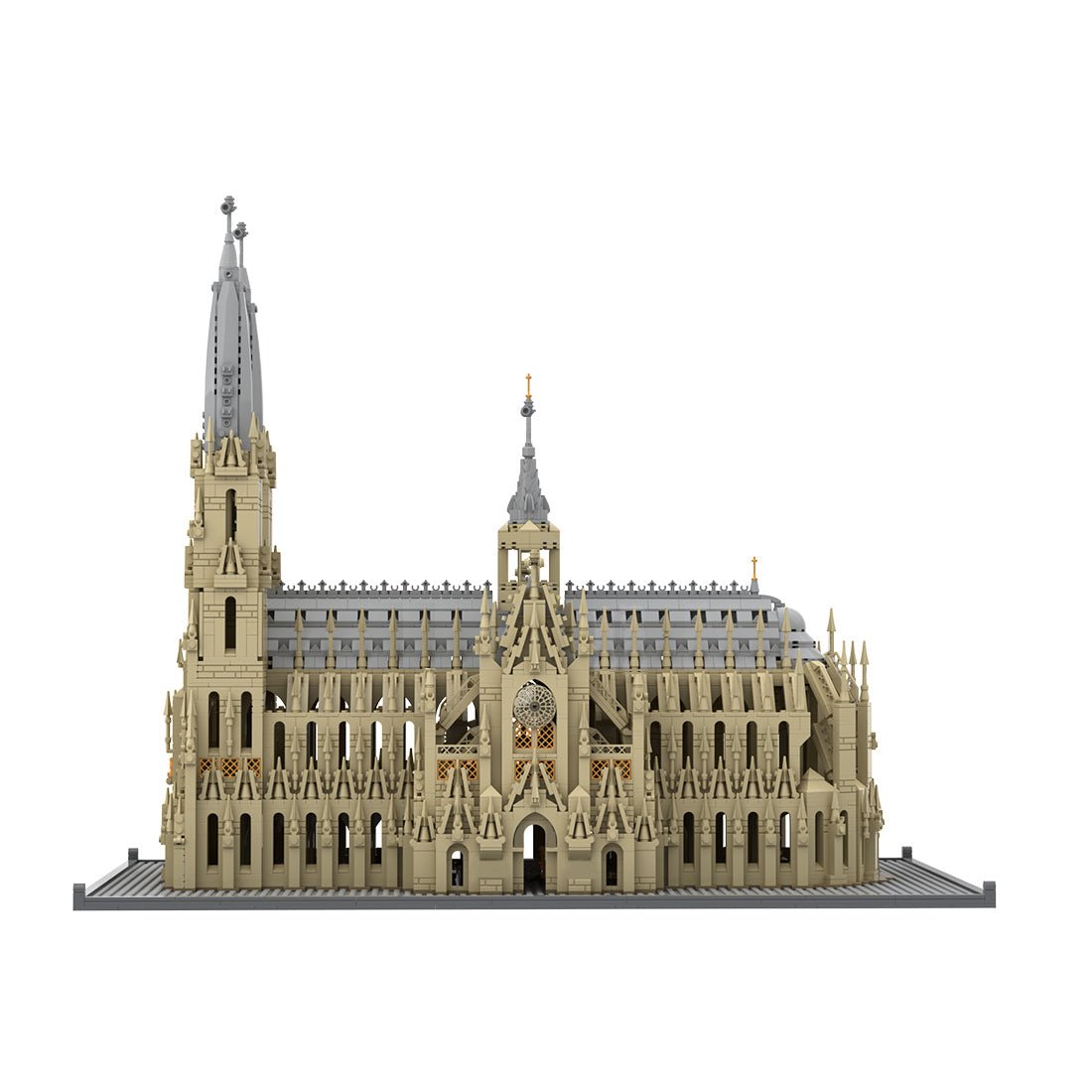 MOC - 241011 Gothic Cathedral Building Blocks - LesDiy - MOC