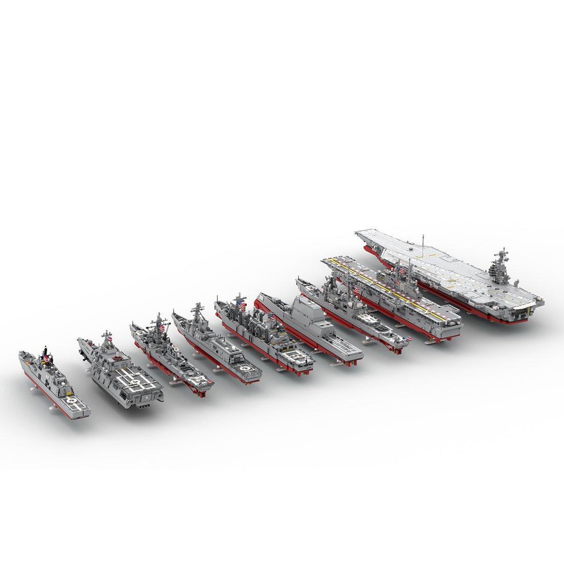 MOC - 242144 United States Navy Building Blocks - LesDiy -