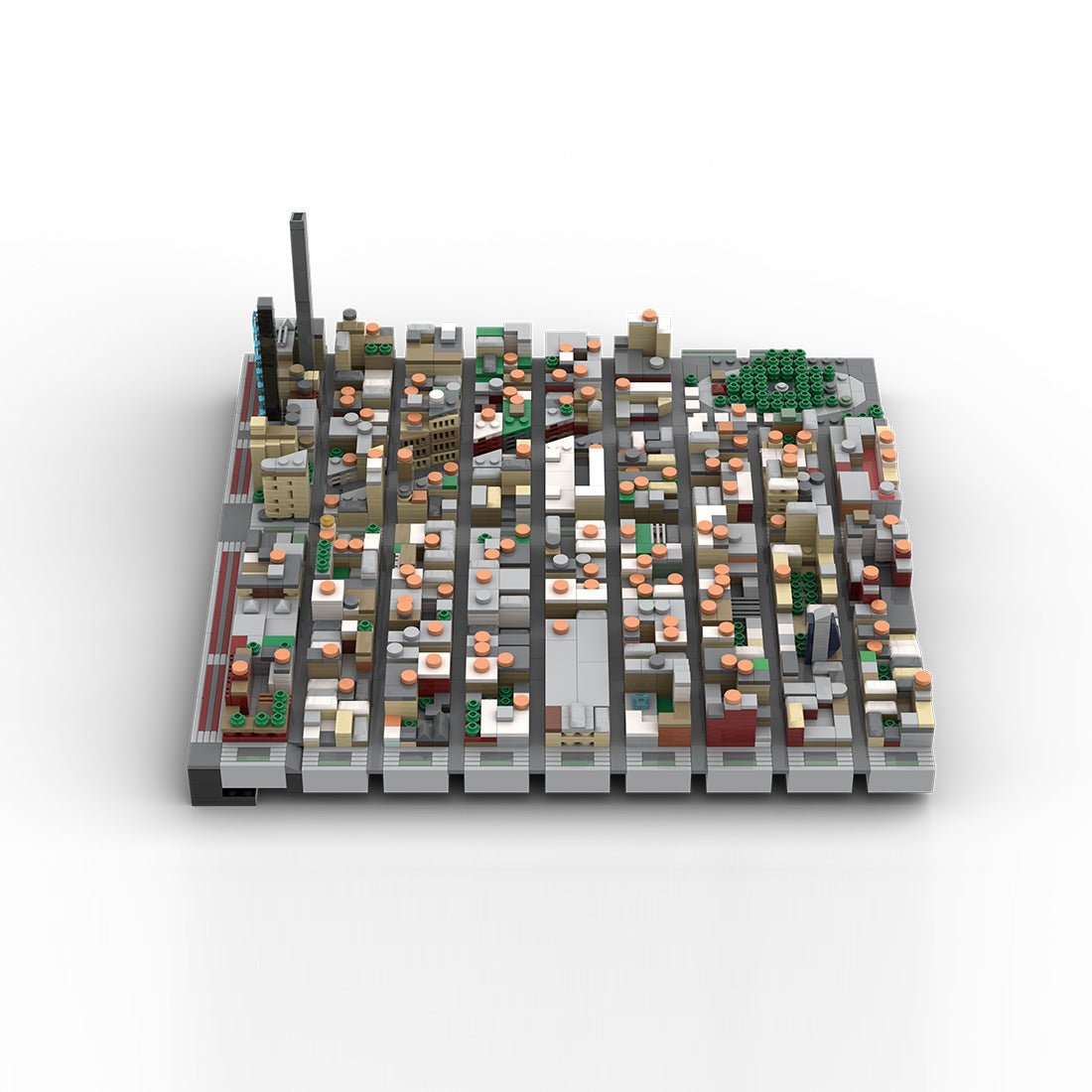 MOC - 243095 1/2000 Scale Manhattan Midtown Flatiron District Building Blocks - LesDiy - Building Blocks