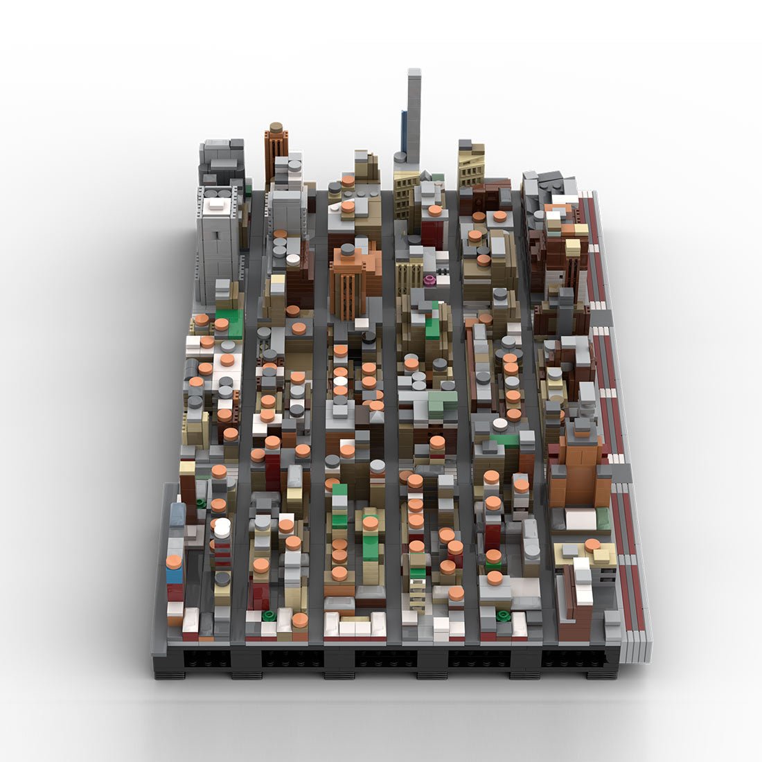 MOC - 243095 1/2000 Scale Manhattan Midtown Garment District Building Blocks - LesDiy - Building Blocks