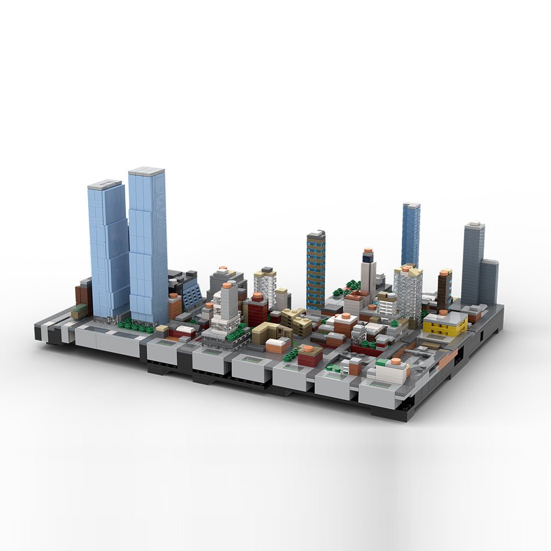 MOC - 243095 1/2000 Scale Manhattan Midtown Hudson Yards Area Building Blocks - LesDiy - Building Blocks -