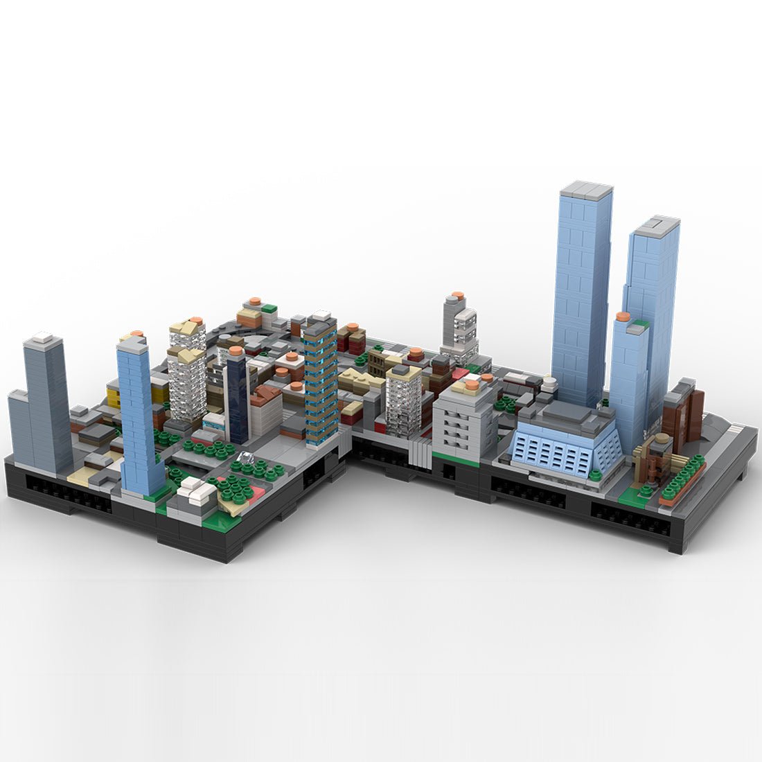 MOC - 243095 1/2000 Scale Manhattan Midtown Hudson Yards Area Building Blocks - LesDiy - Building Blocks -