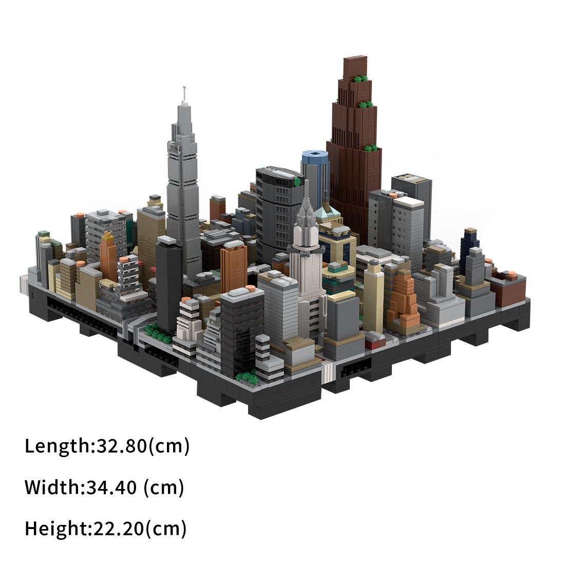 MOC - 243095 1/2000 Scale Midtown Manhattan Grand Central Buildig Blocks - LesDiy - Building Blocks