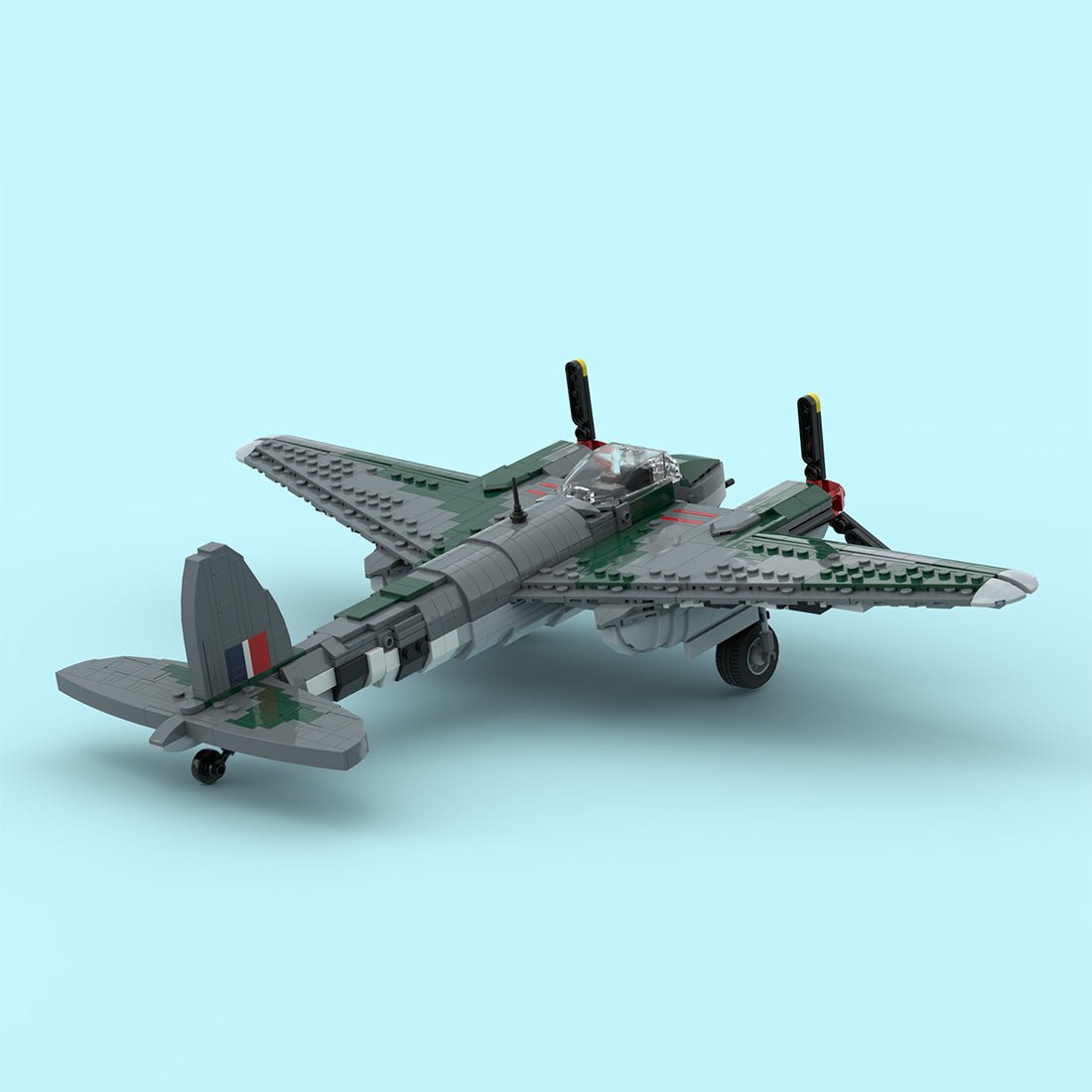 MOC-245547 De Havilland Mosquito Building Blocks-LesDiy-MOC-