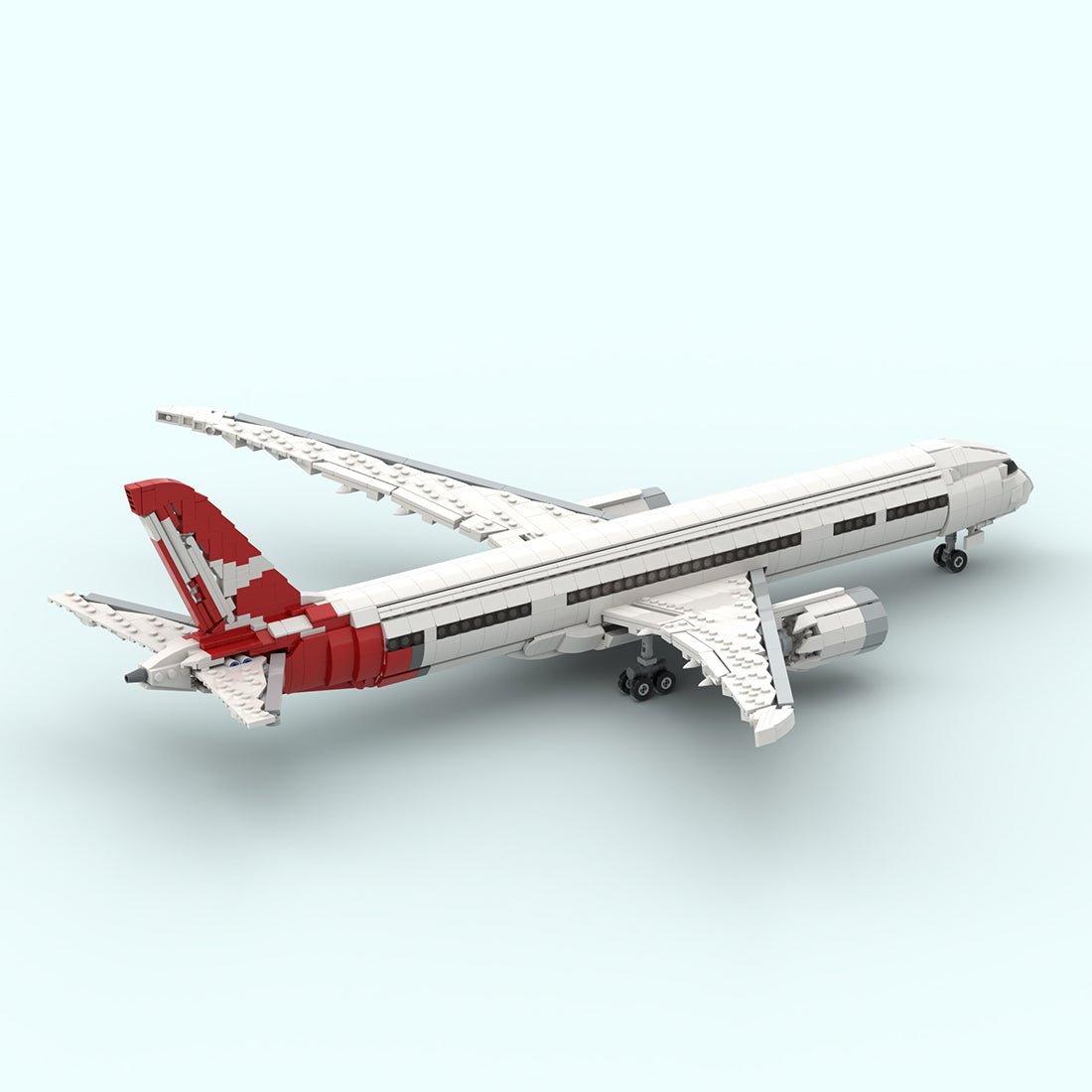 MOC-248342 Boeing 787-9 Dreamliner Qantas Livery 1:100 Building Blocks-LesDiy-Building Blocks-